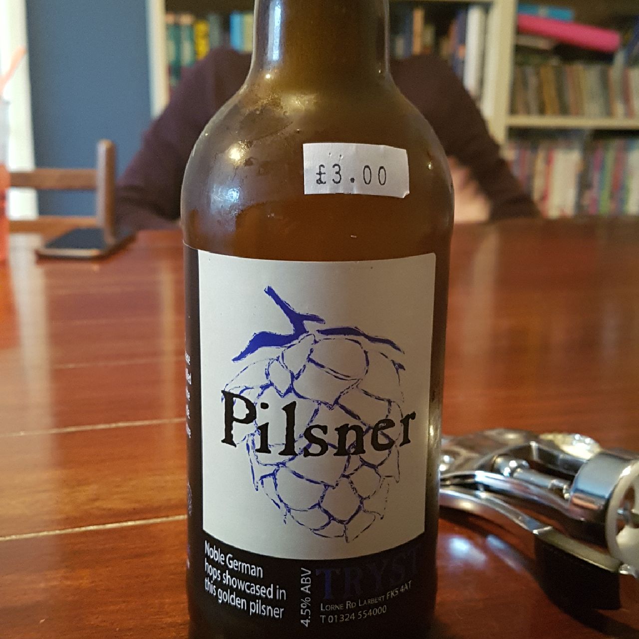 Tryst Pilsner, Scotland