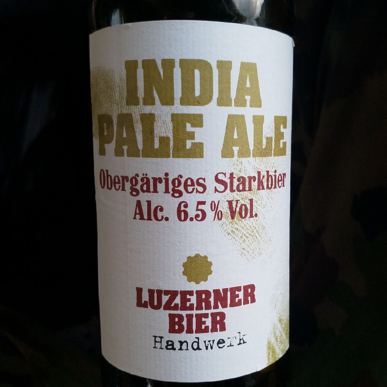 Luzerner Bier India Pale Ale, Switzerland