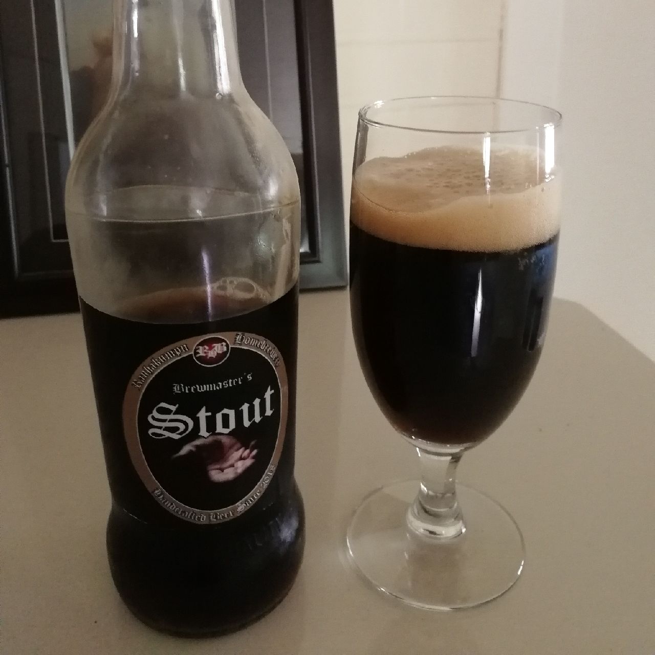 Stout (home made at Rauhakumpu), Finland