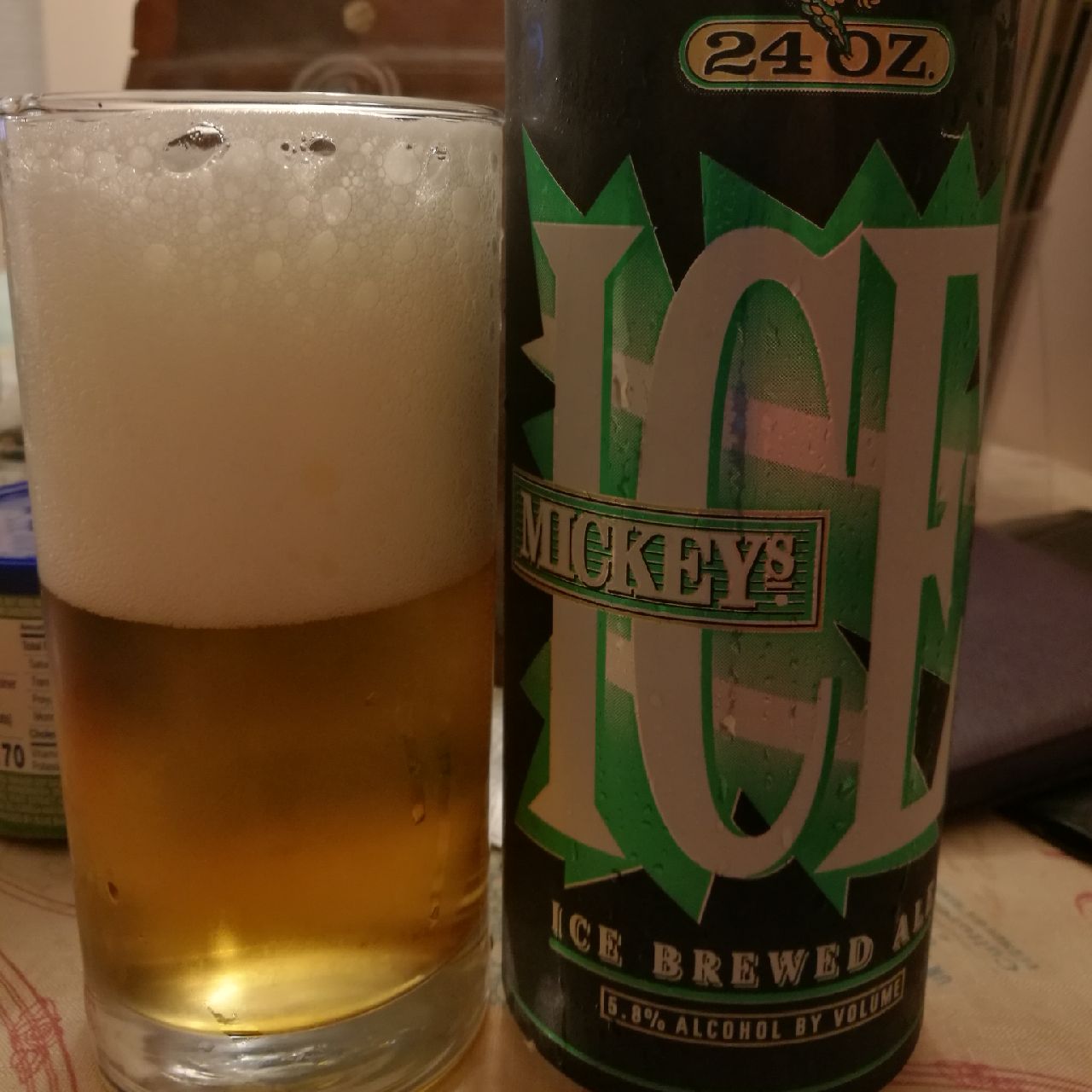 Mickeys Ice Brewed Ale, United States