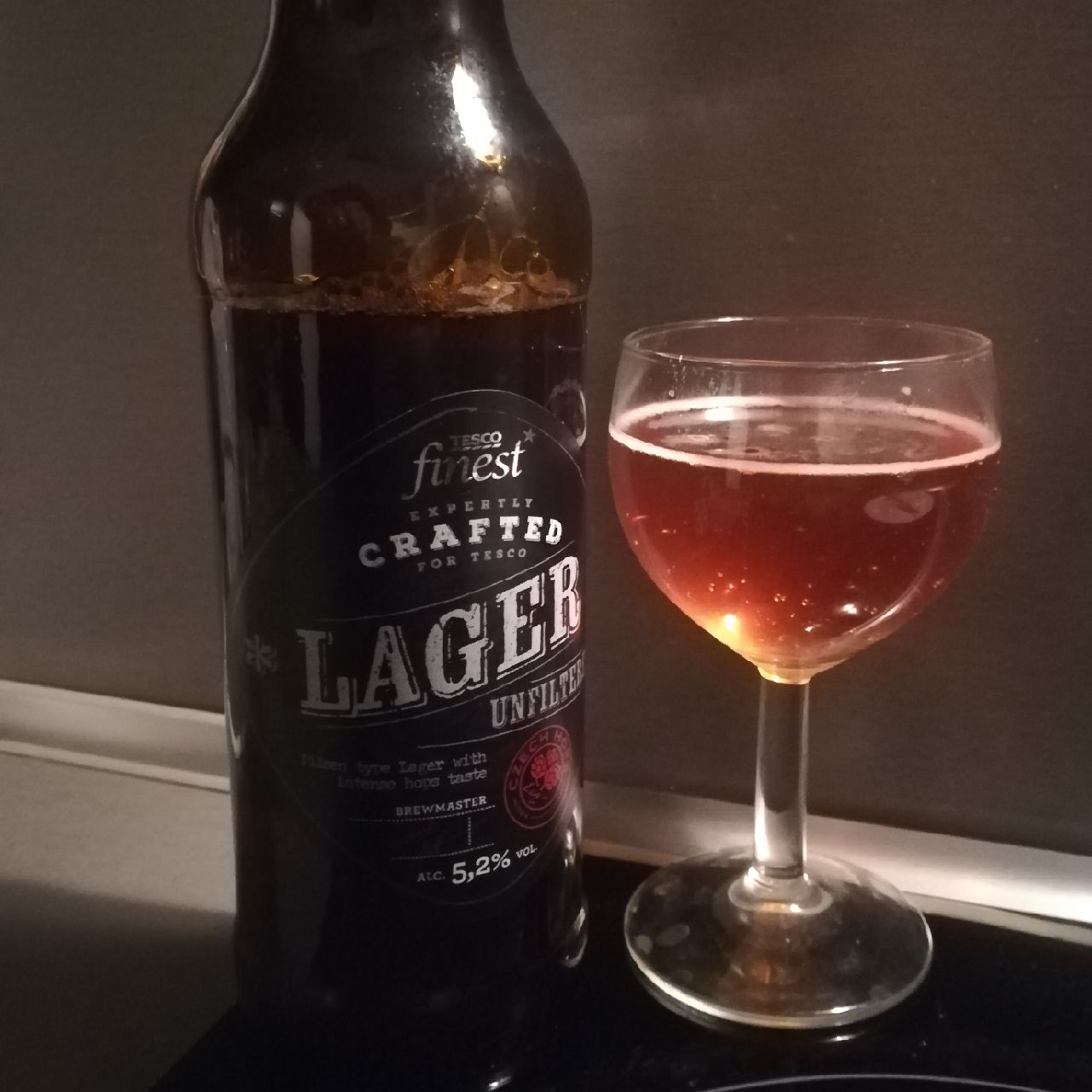 Tesco Finest Unfiltered Lager, Slovakia