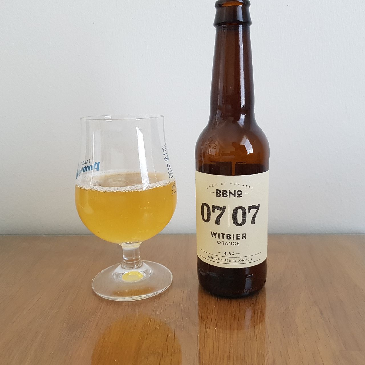 07|07 Witbier - Orange, England