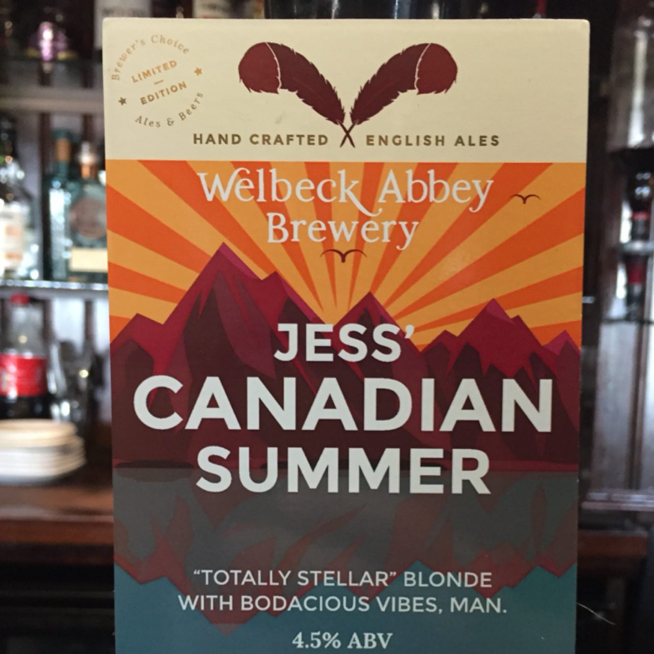 Jess' Canadian Summer, England