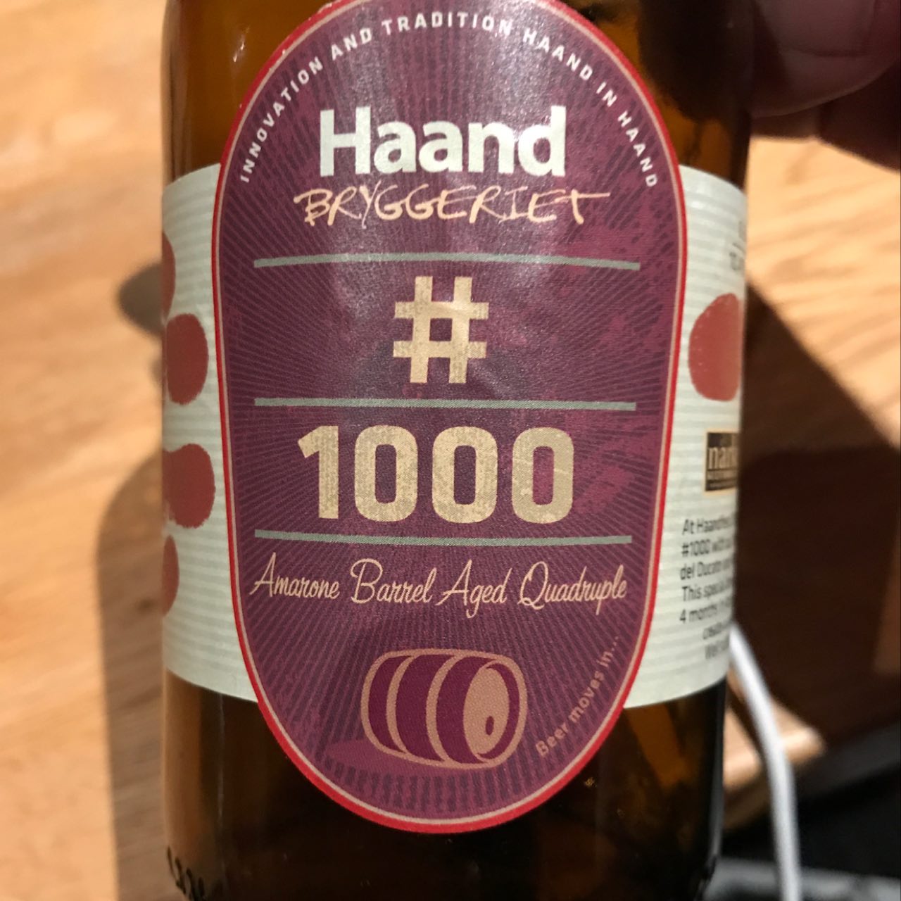 #1000 Amarone Barrel Aged Quadruple, Norway