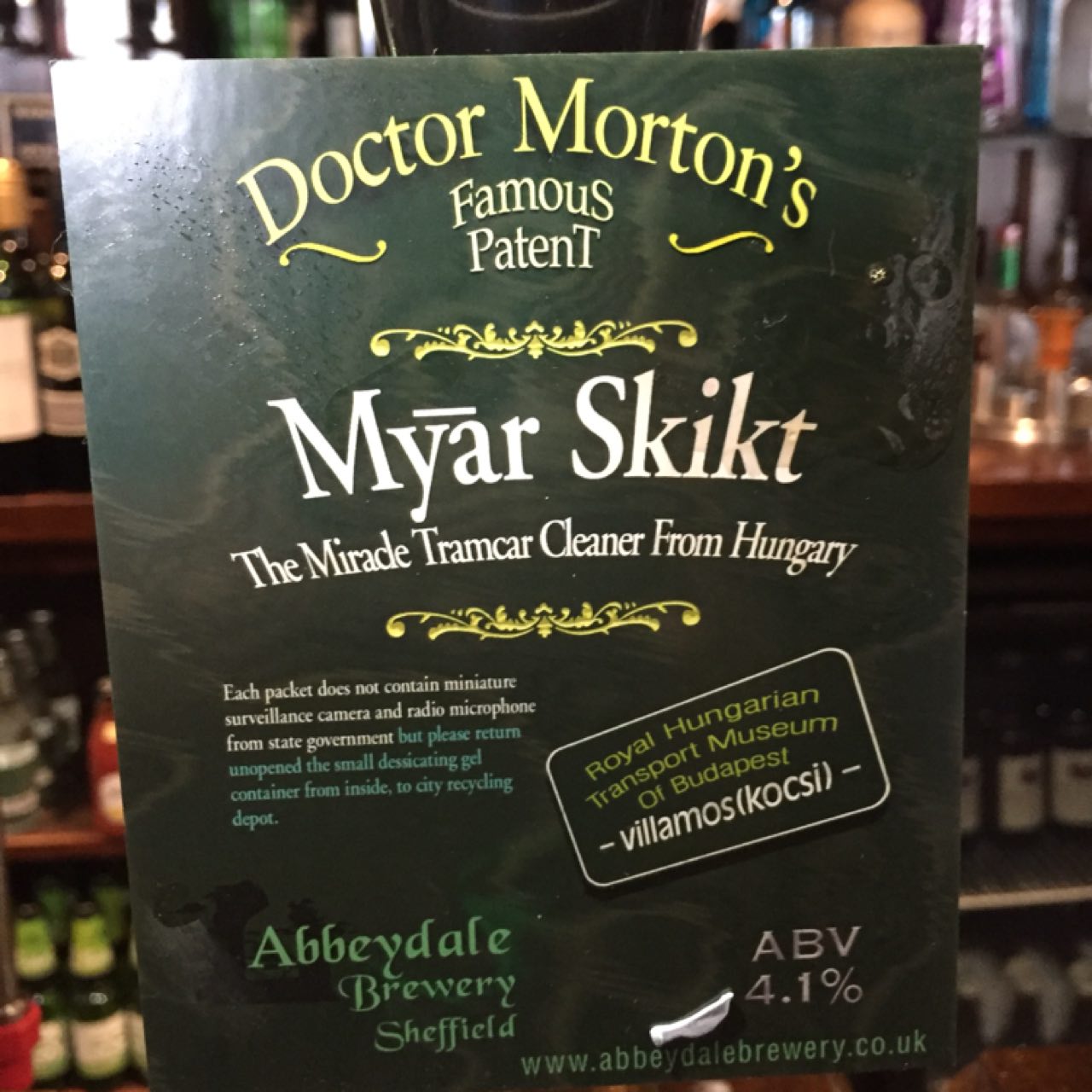 Doctor Morton's Myar Skikt, England