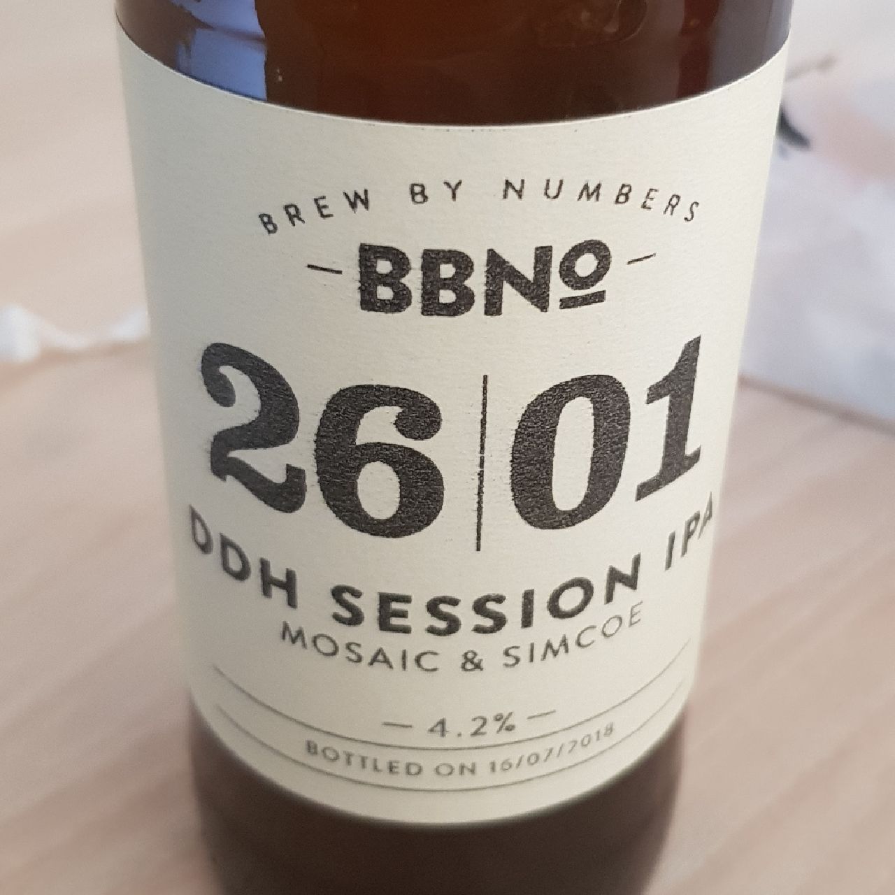 26|01 DDH Session IPA - Mosaic & Simcoe, England