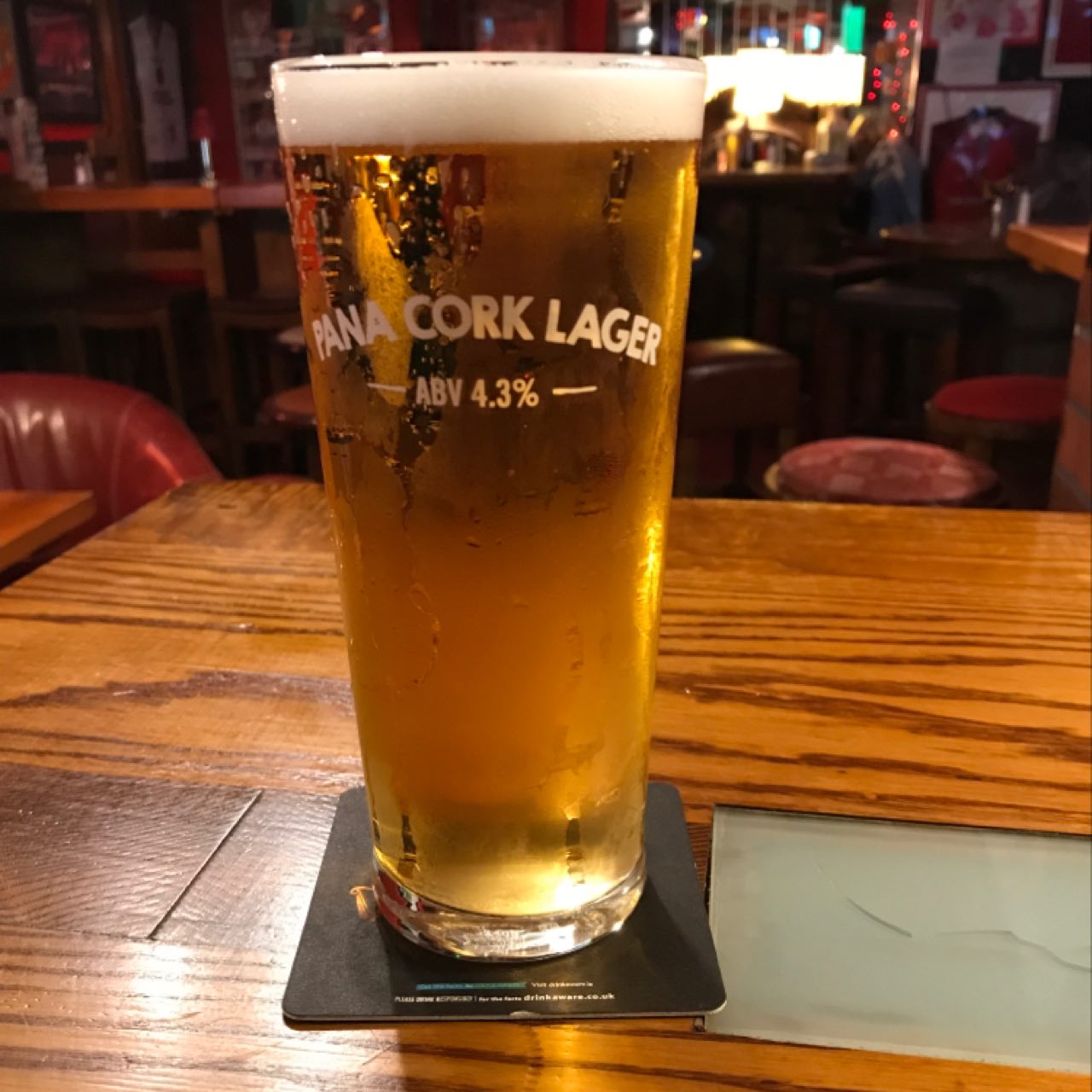 Pana Cork Lager, England