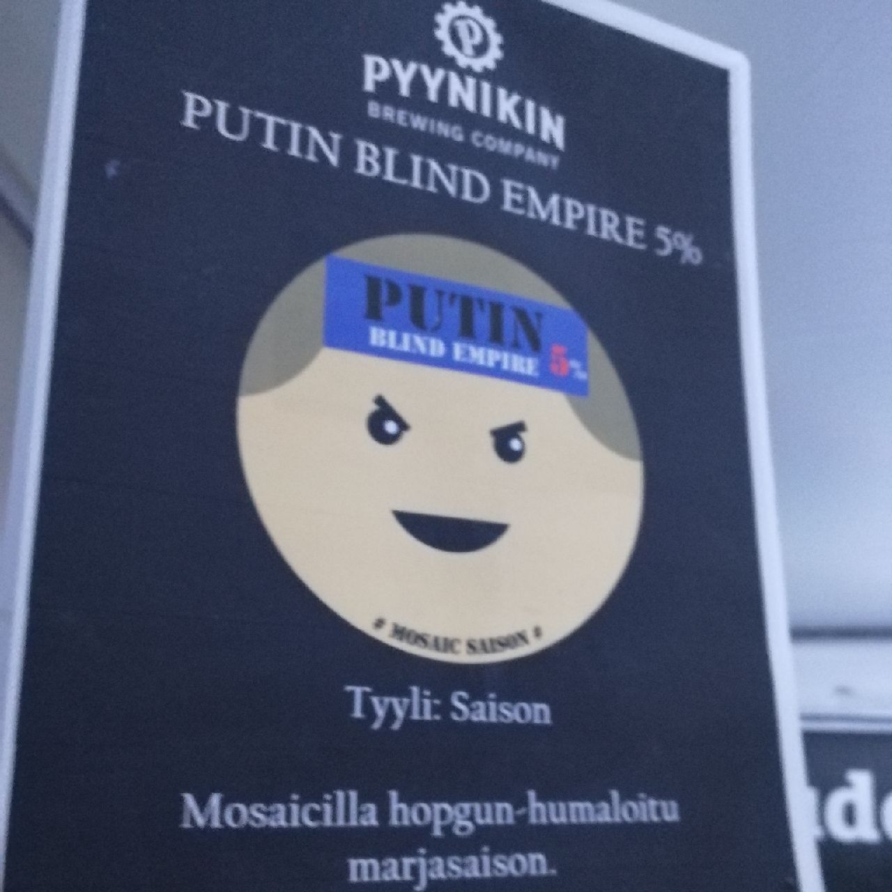Putin Blind Empire, Finland