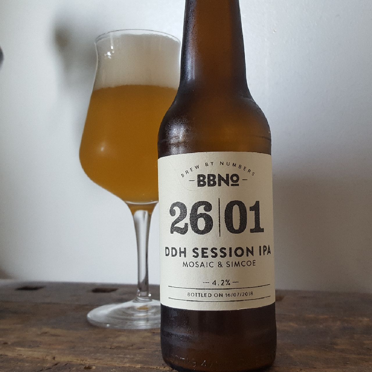 26|01 DDH Session IPA - Mosaic & Simcoe, England