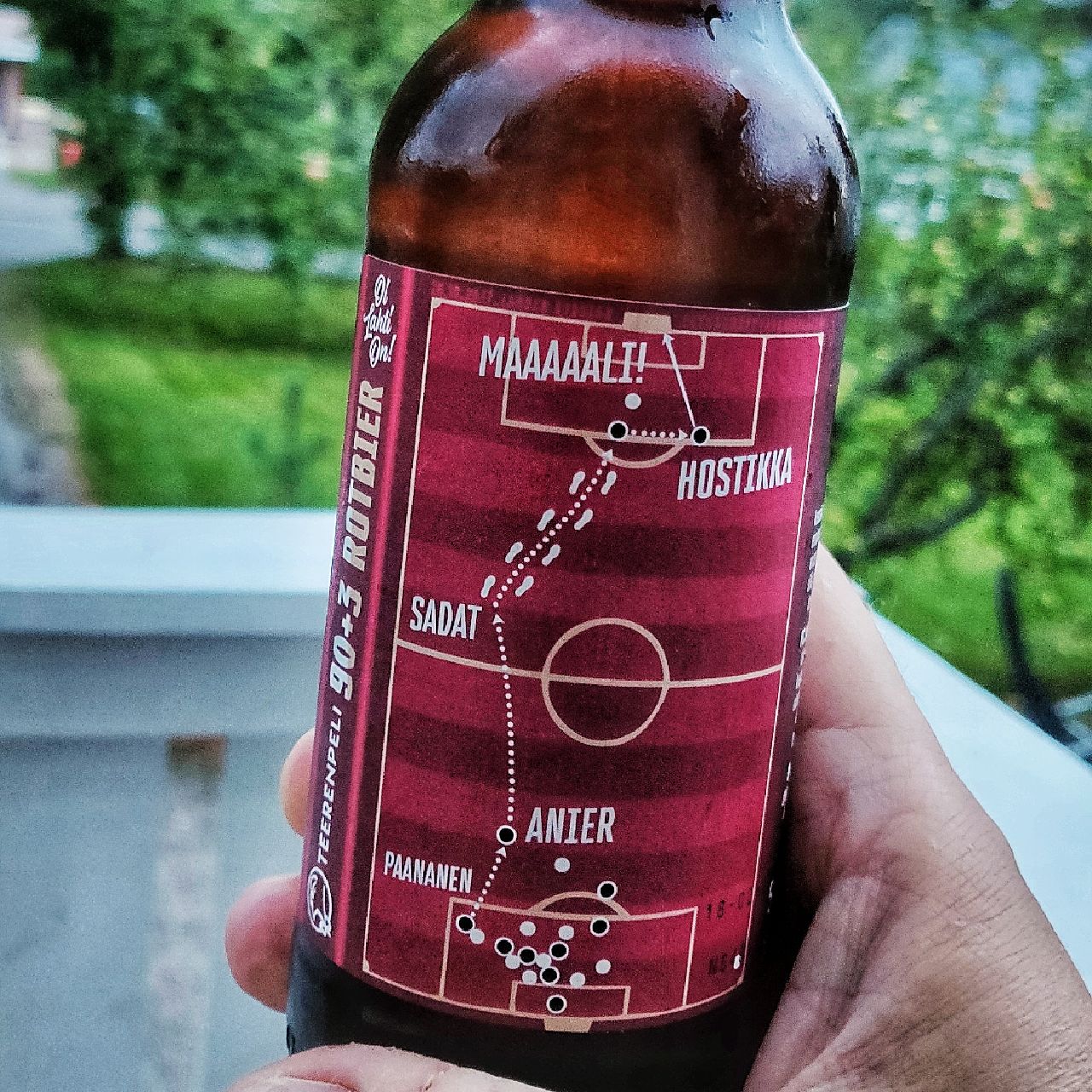 FC Lahti x Teerenpeli 90+3 Rotbier, Finland