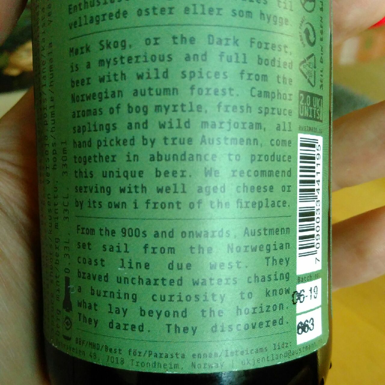 Austmann Mørk Skog, Norway