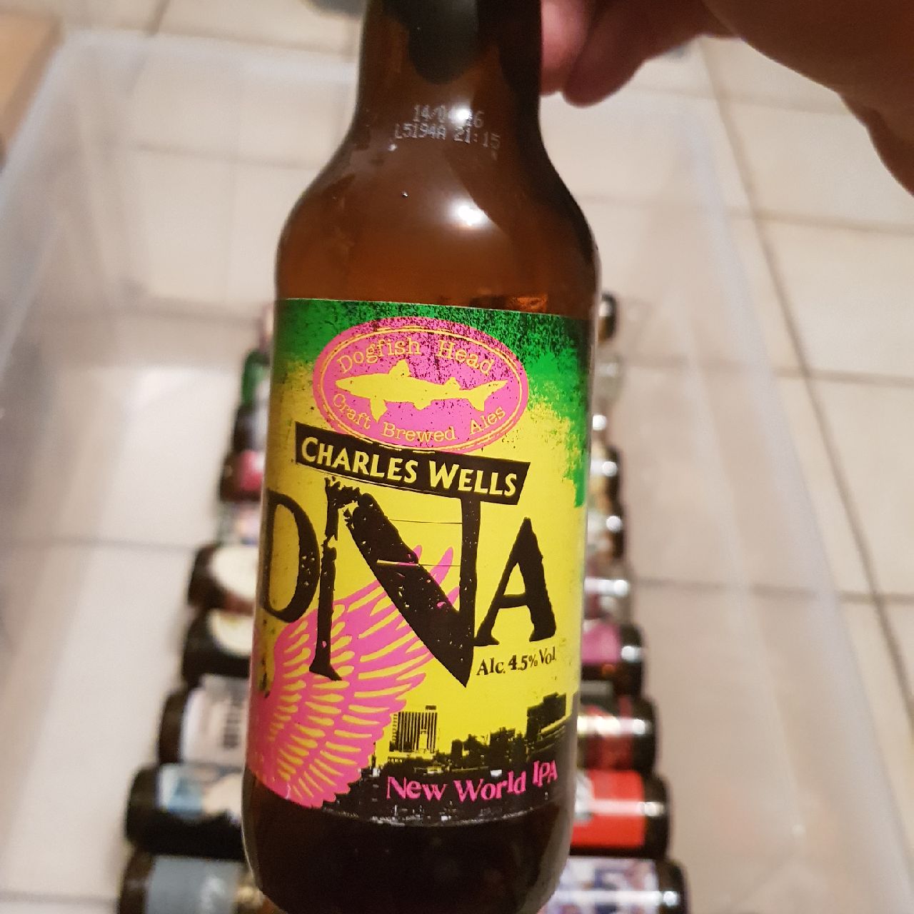 Charles Wells / Dogfish Head DNA New World IPA, United States