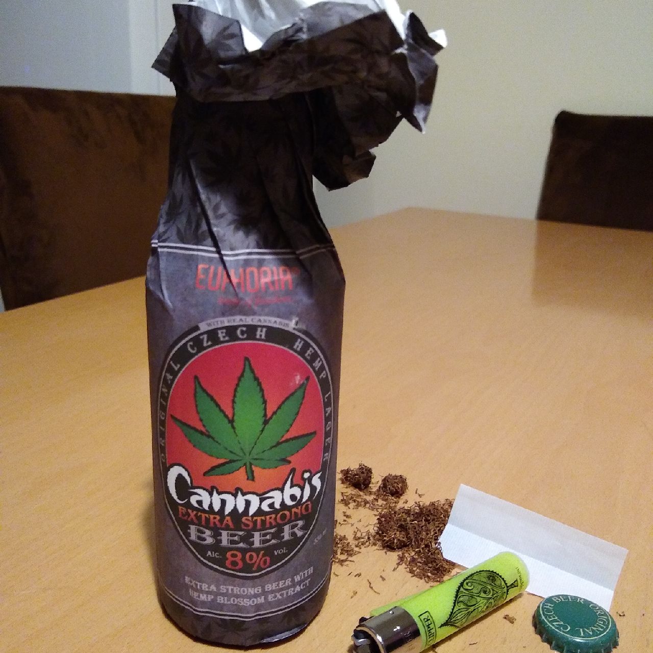 Cannabis Extra Strong Beer, Switzerland