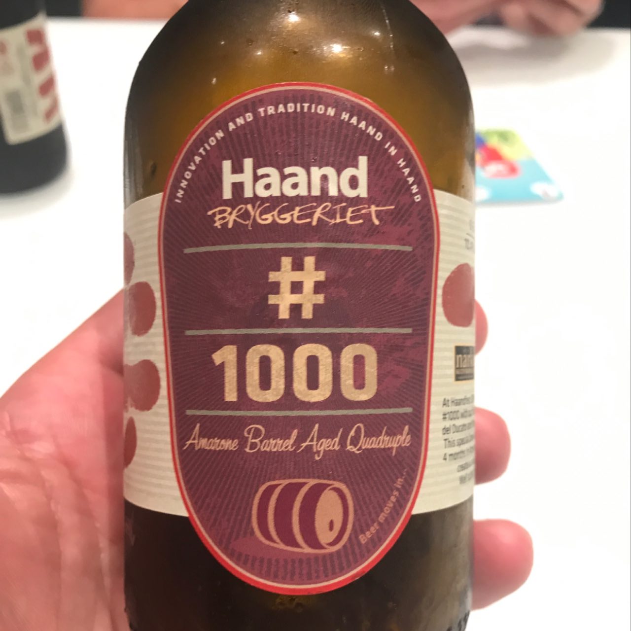 #1000 Amarone Barrel Aged Quadruple, Norway