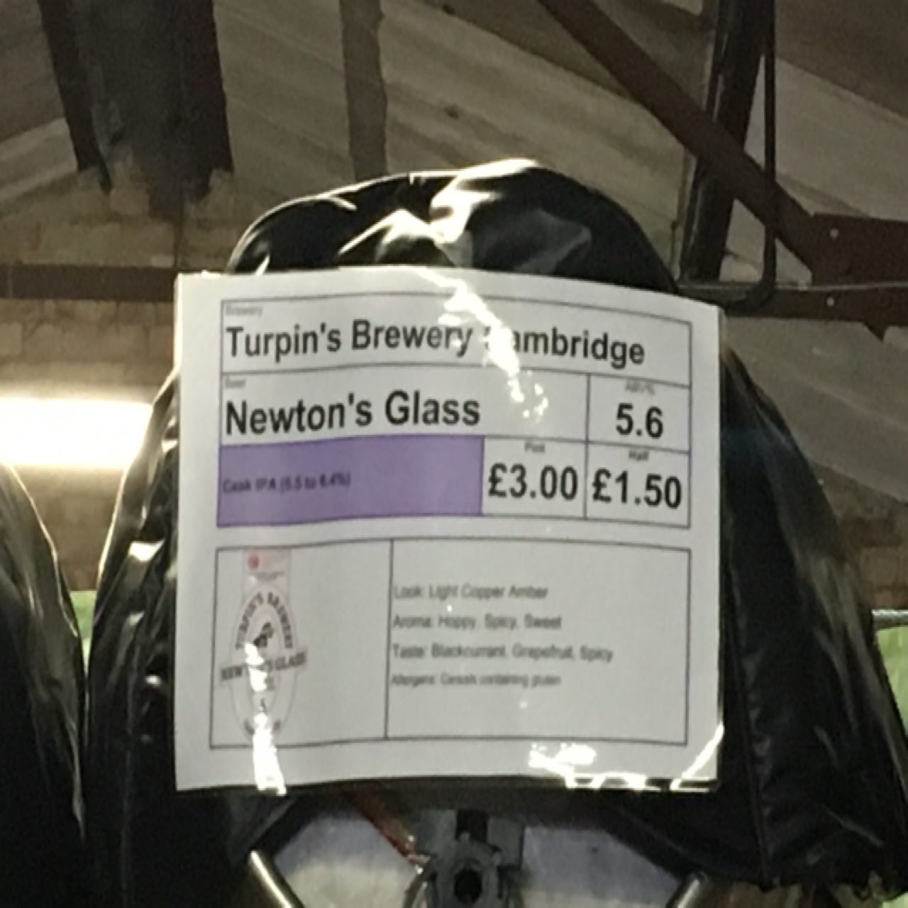 Newton's Glass, England