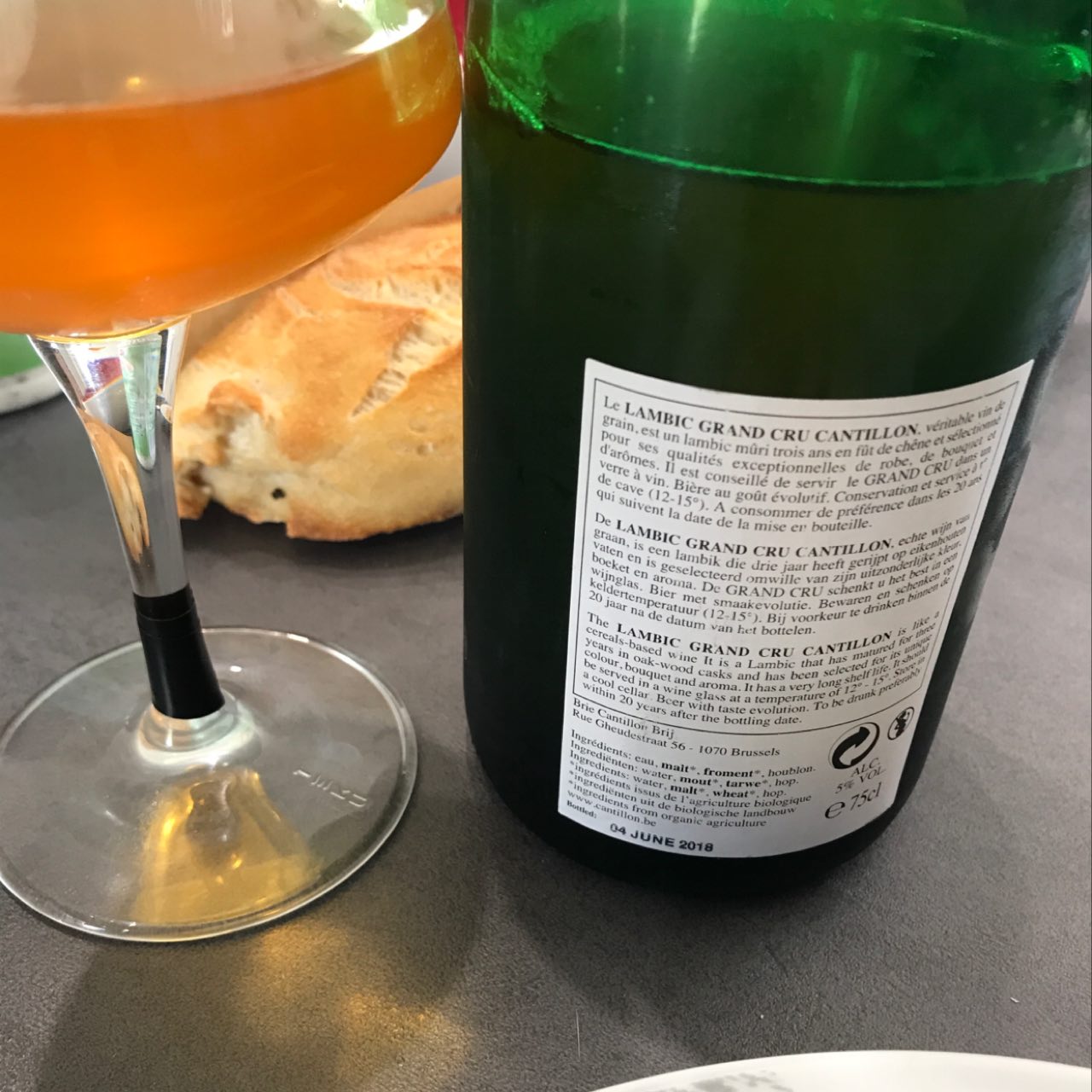 Grand Cru Bruocsella Lambic Bio (2014-2015), Belgium