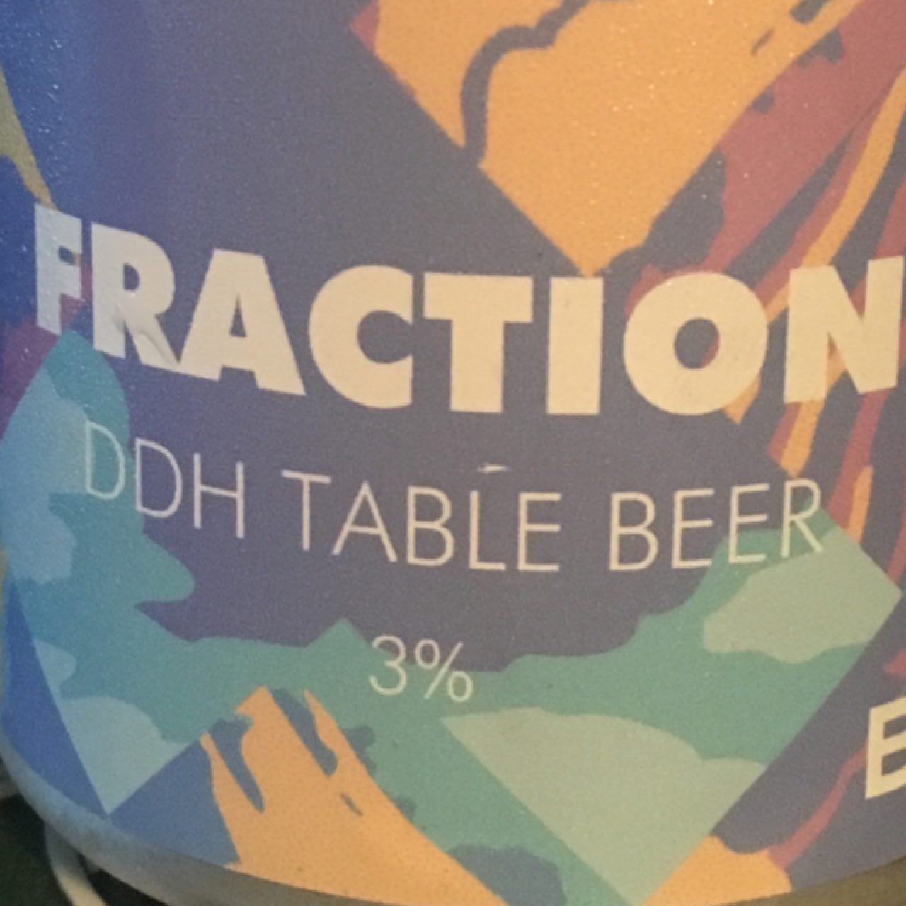 Fraction DDH Table Beer, England