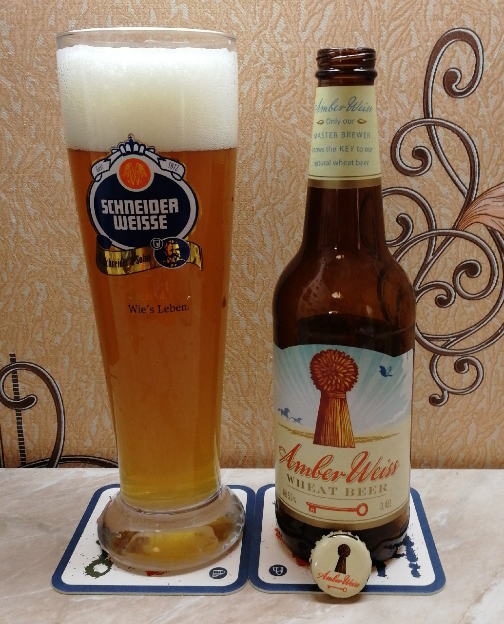 AmberWeiss Wheat Beer, Russia