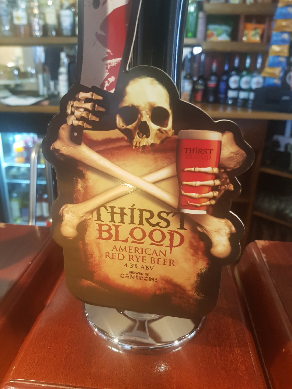 Thirst Blood American Red Rye Beer, England