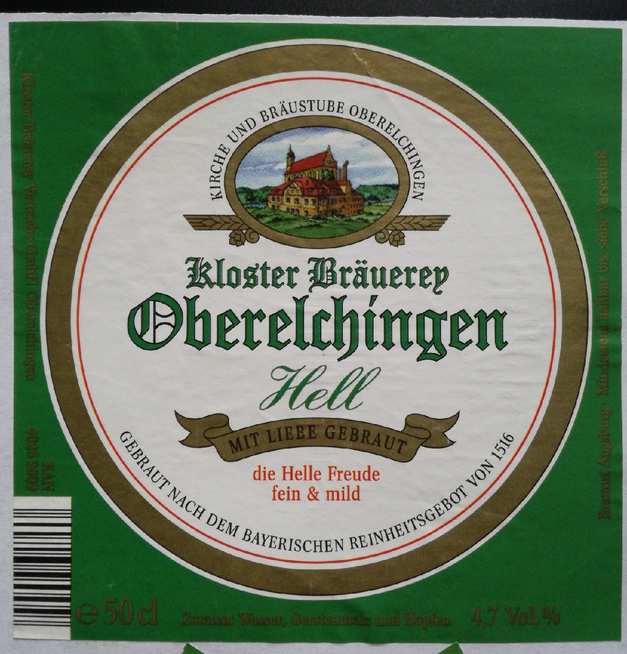 Oberelchingen Hell, Kloster Bräuerep Oberelchingen