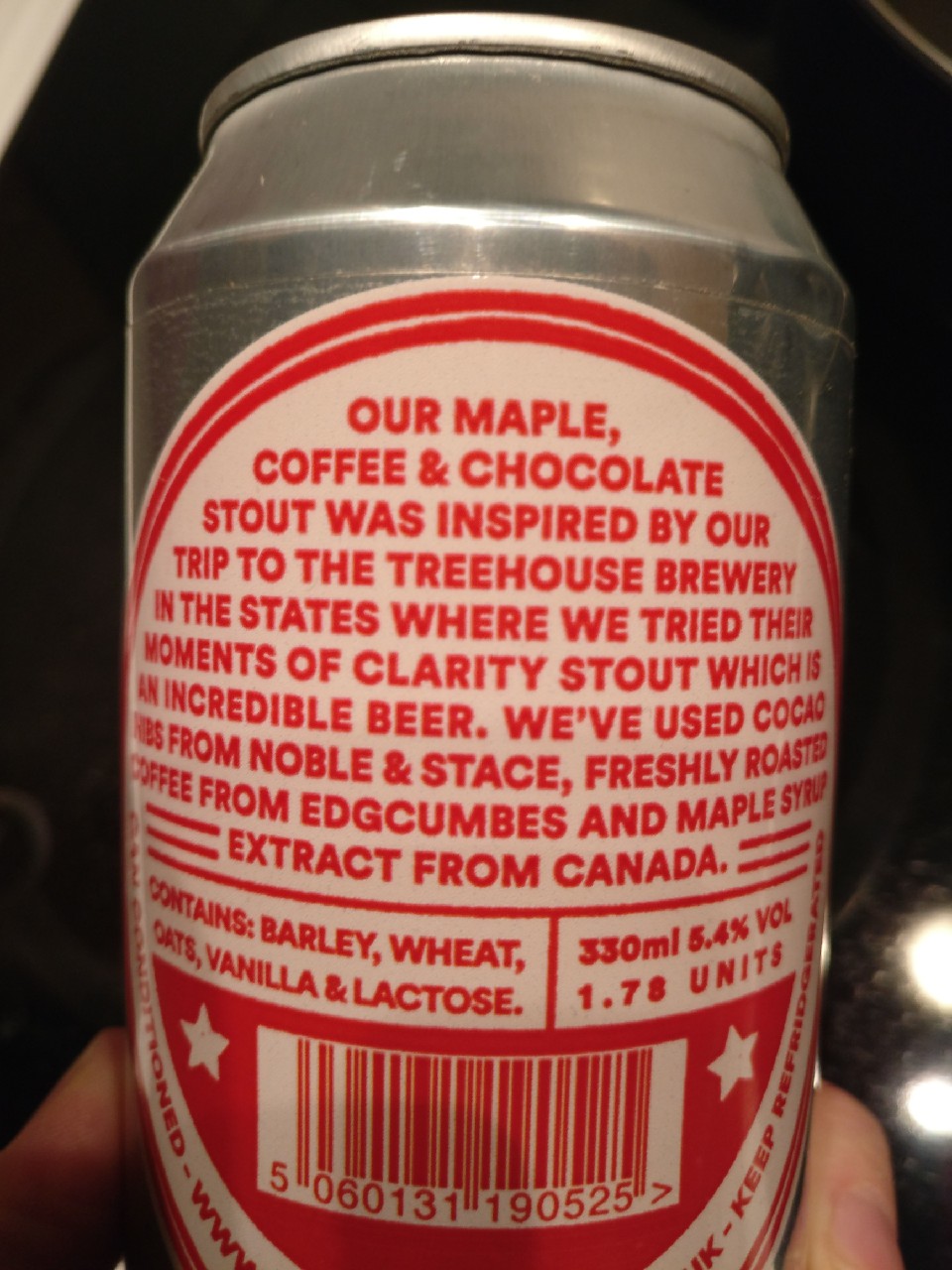 Maple Syrup, Chocolate & Coffee Stout, England