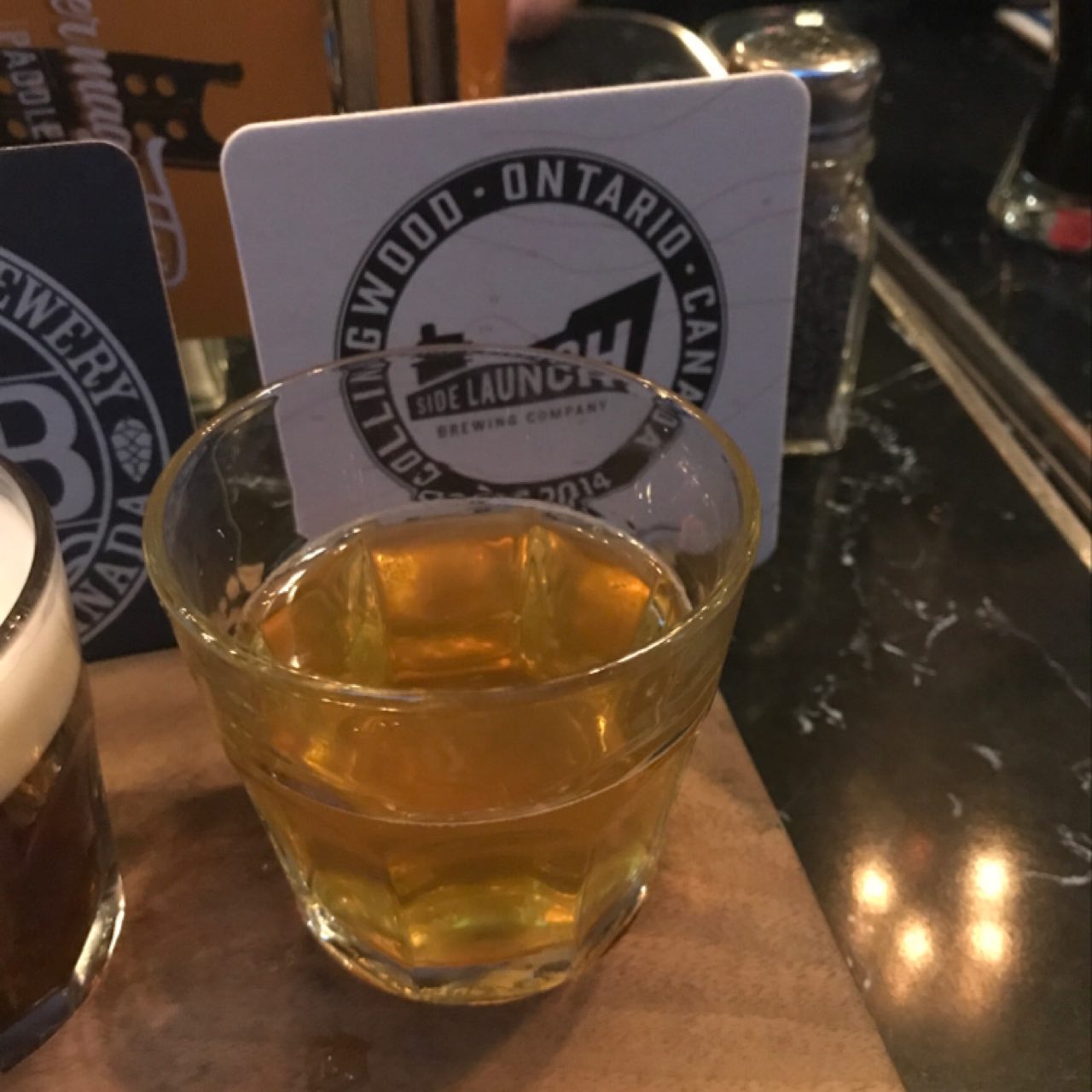 Side Launch Mountain Lager, Canada