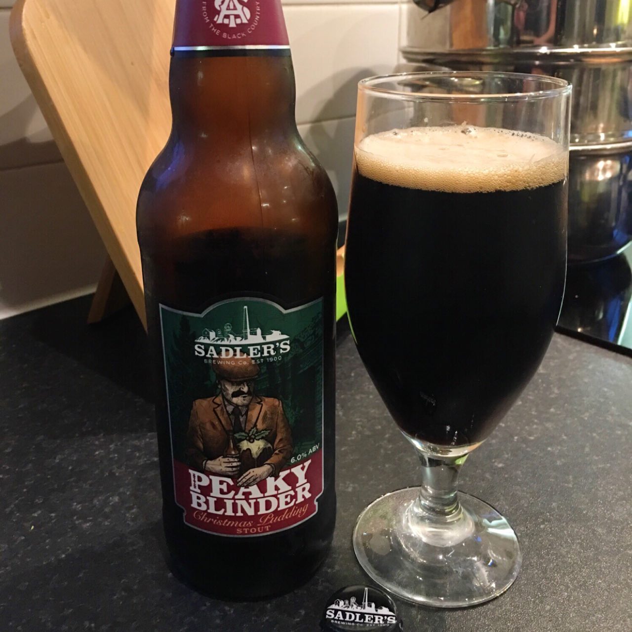 Peaky Blinder Christmas Pudding Stout, England