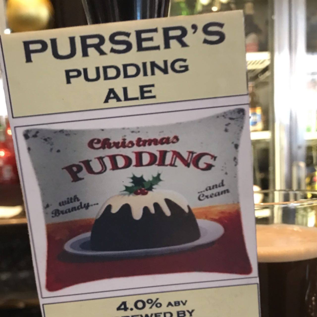 Purser's Pudding Ale, England