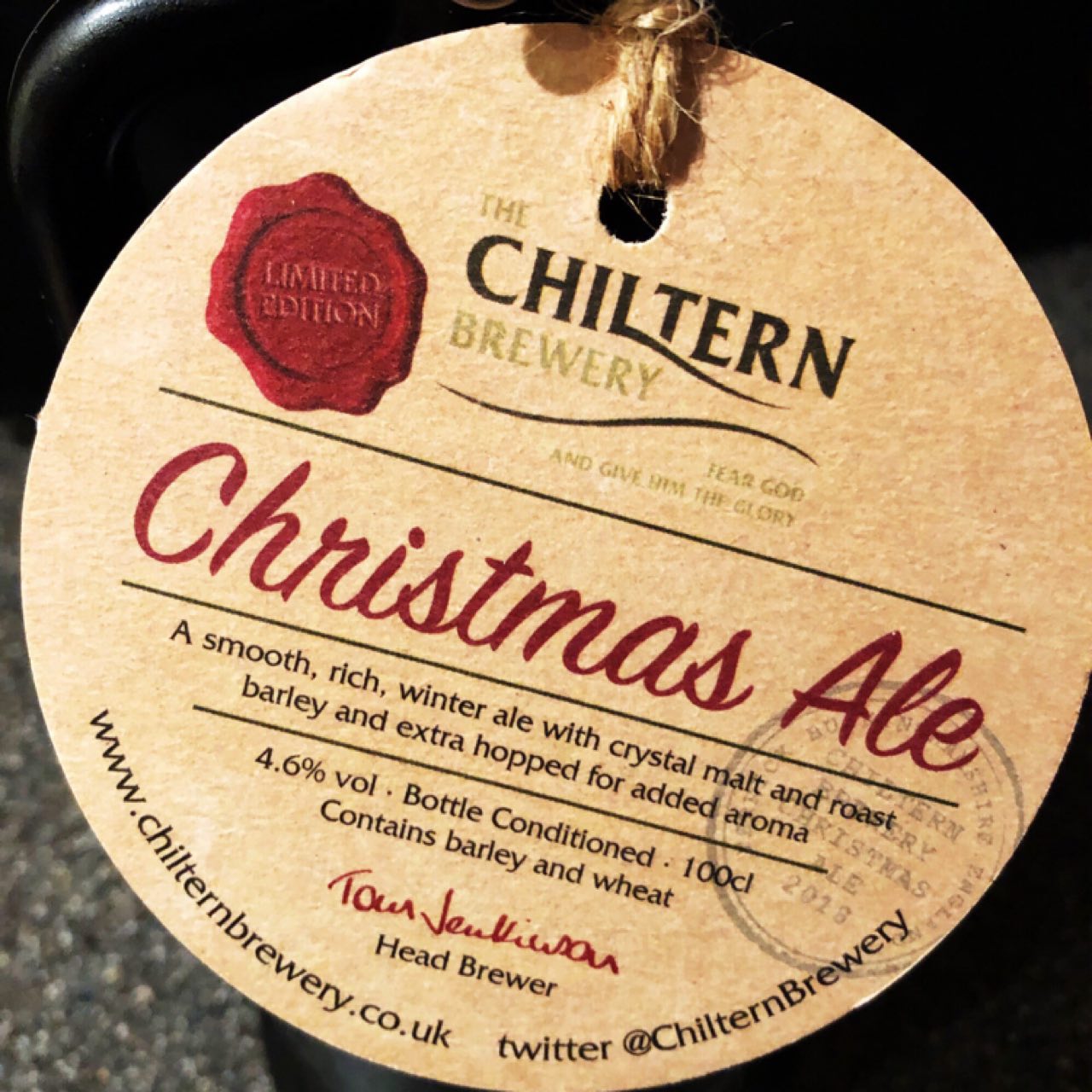 Chiltern Christmas Ale, England