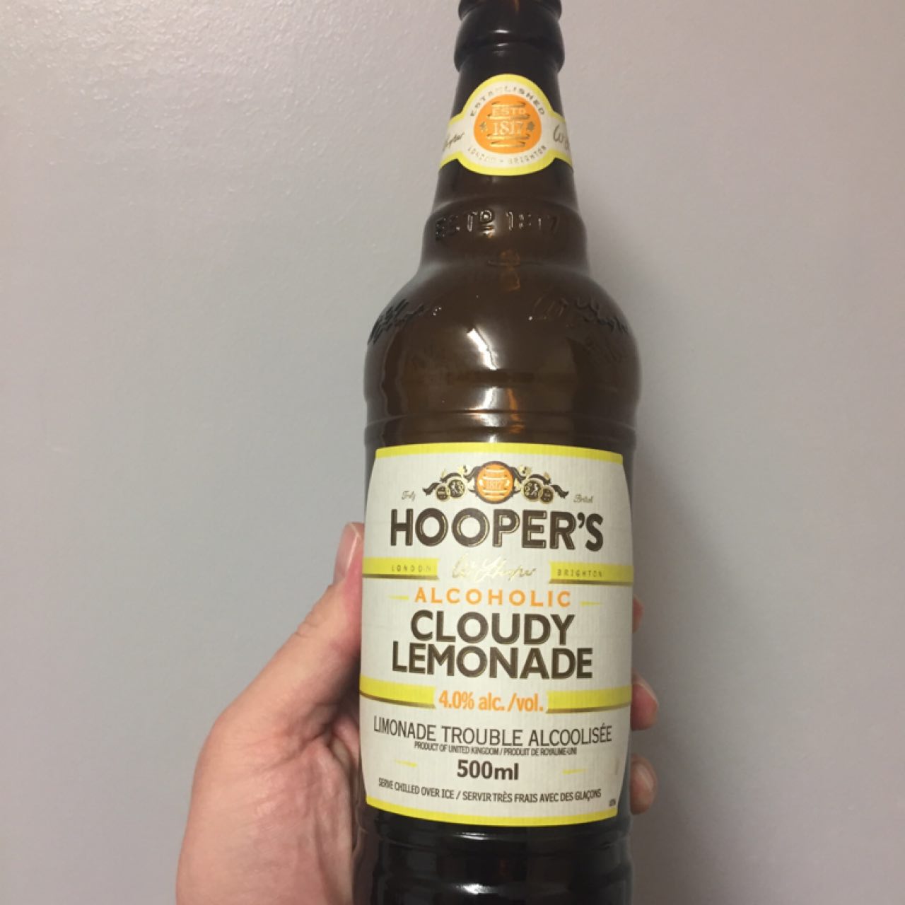 Hoopers Cloudy Lemonade, England