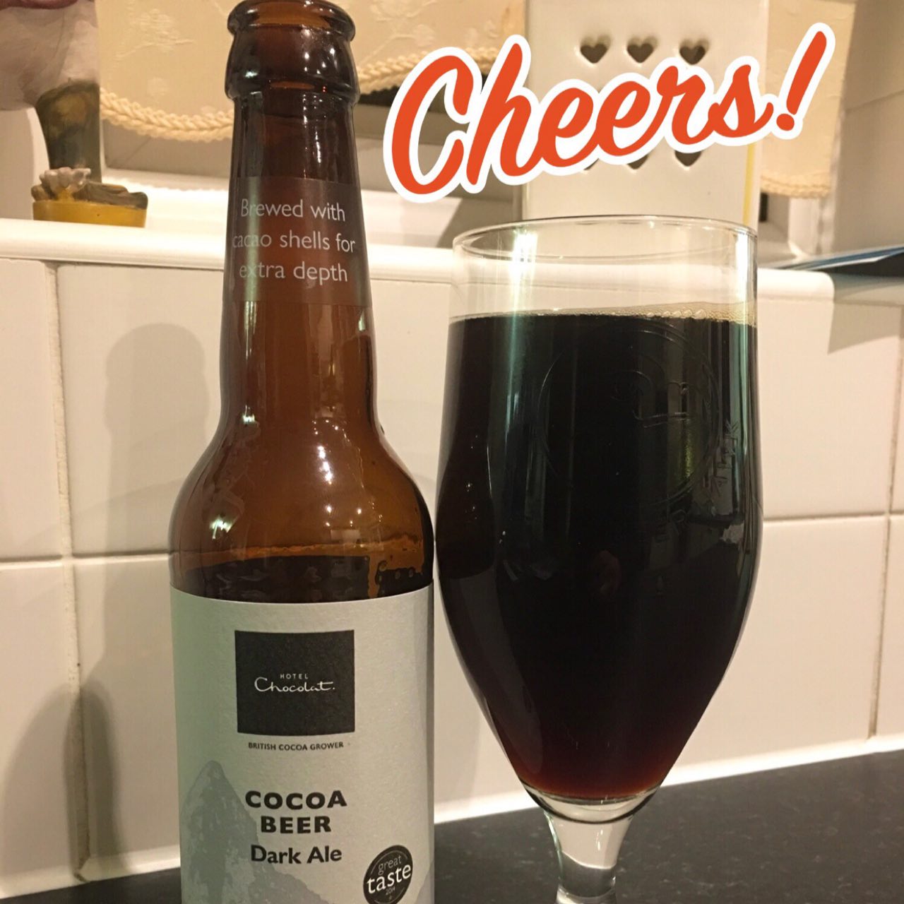 Hotel Chocolat Dark Cocoa Beer, England