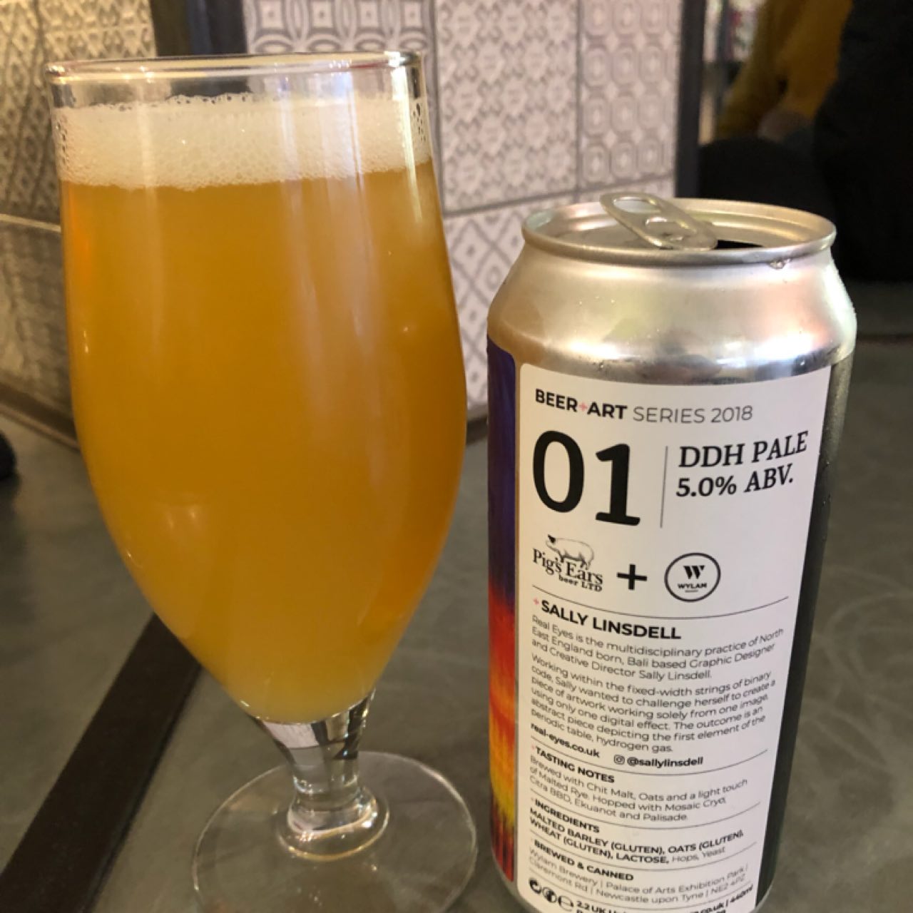 Beer + Art Series 2018 01 DDH Pale, England