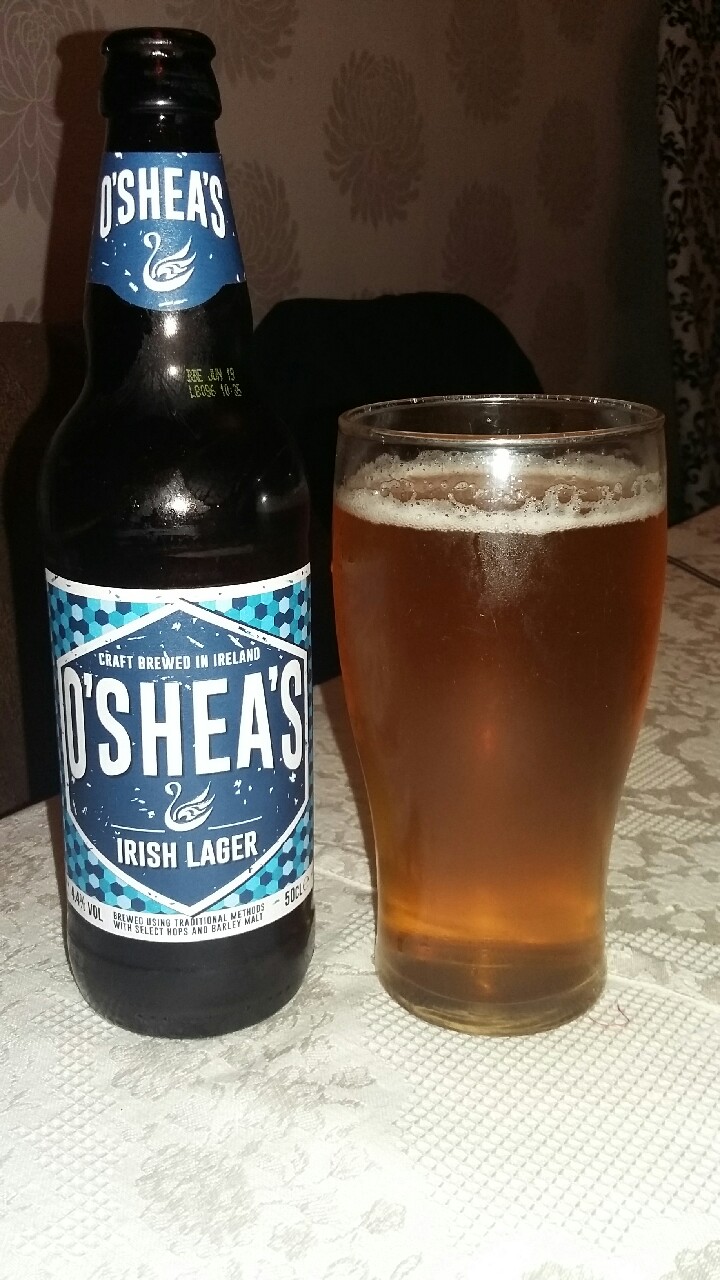 O'Shea's Irish Lager, Ireland