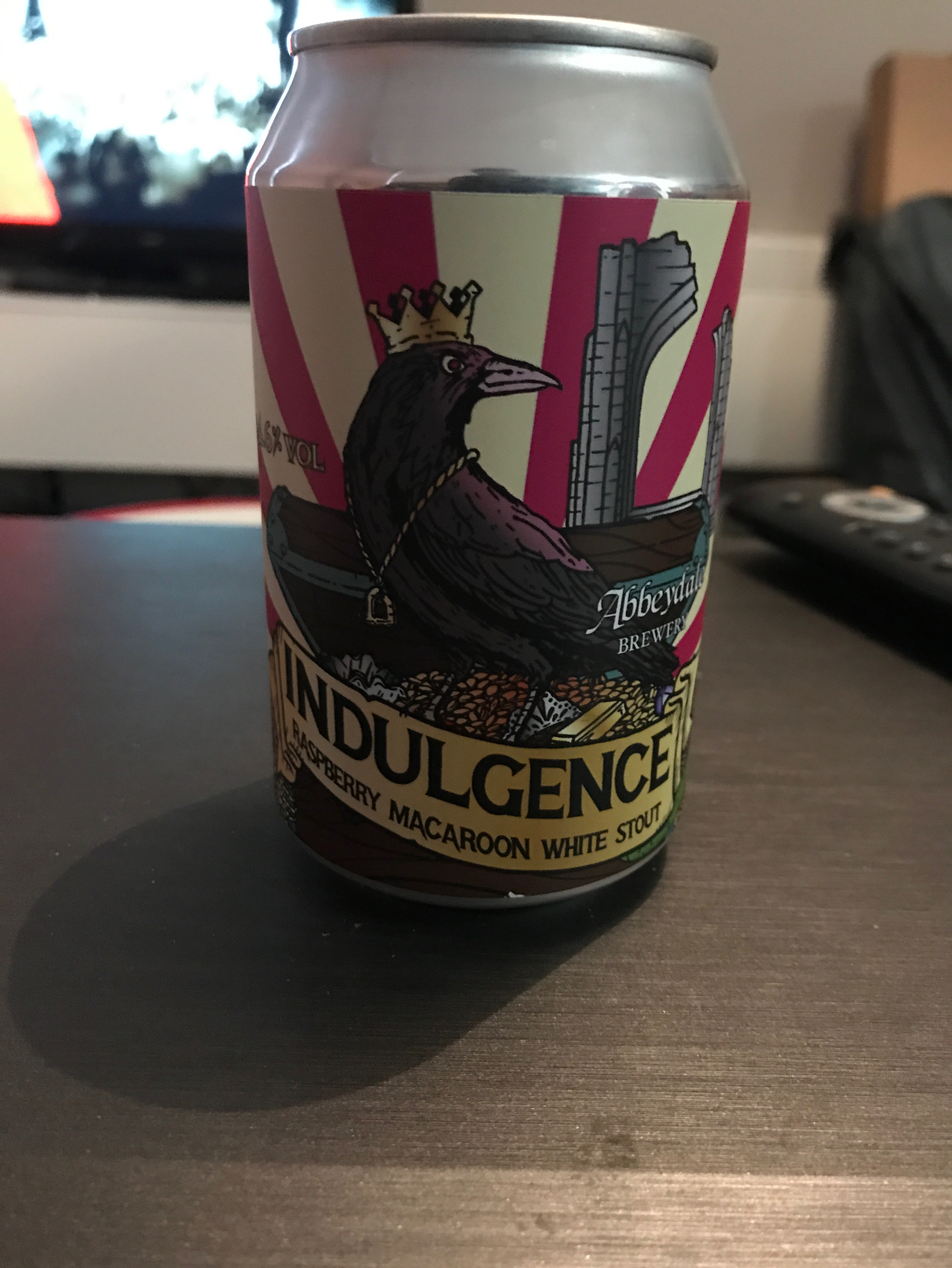 Indulgence Raspberry Macaroon White Stout, England