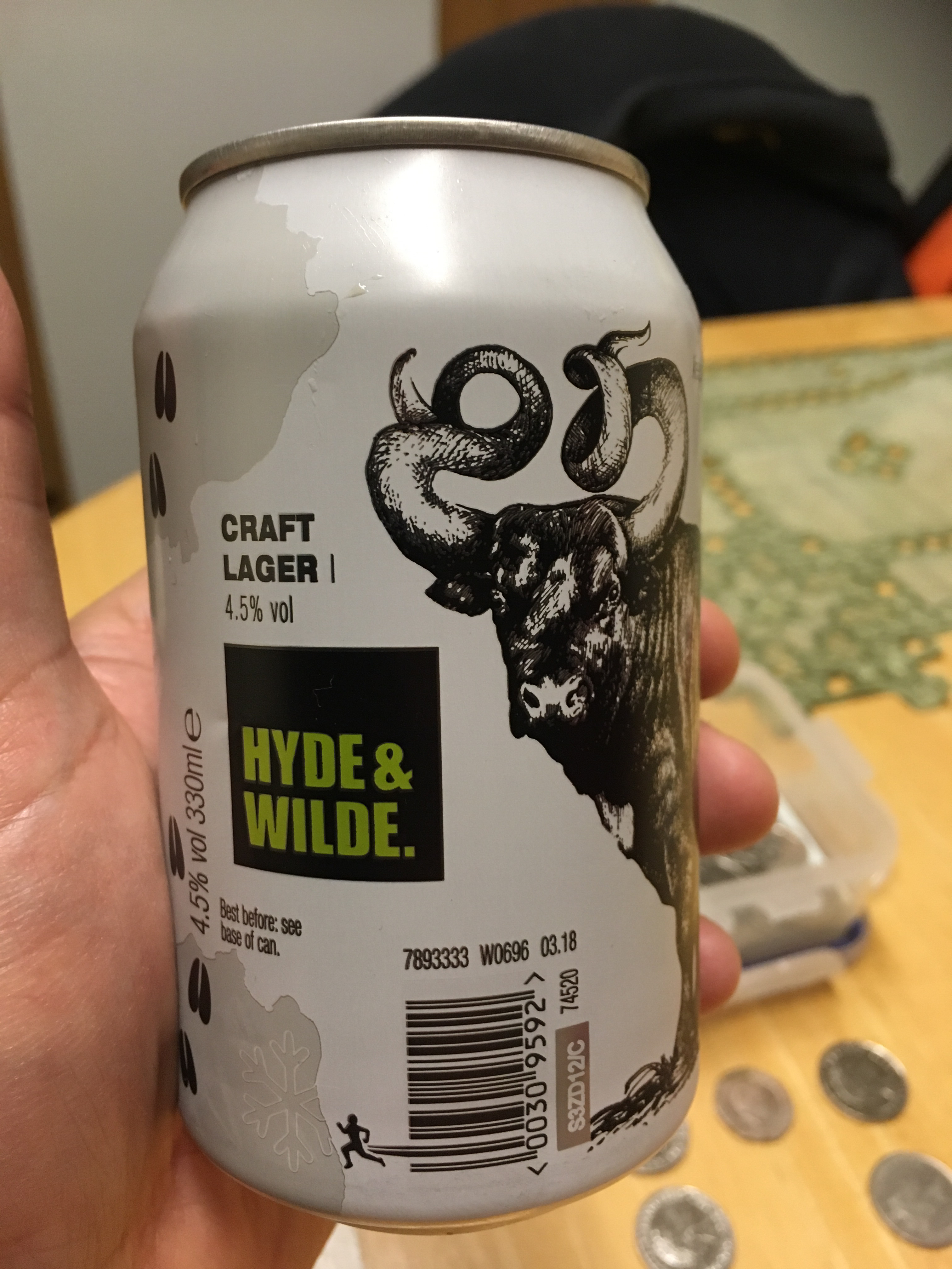 Hyde and Wilde Craft Lager, England