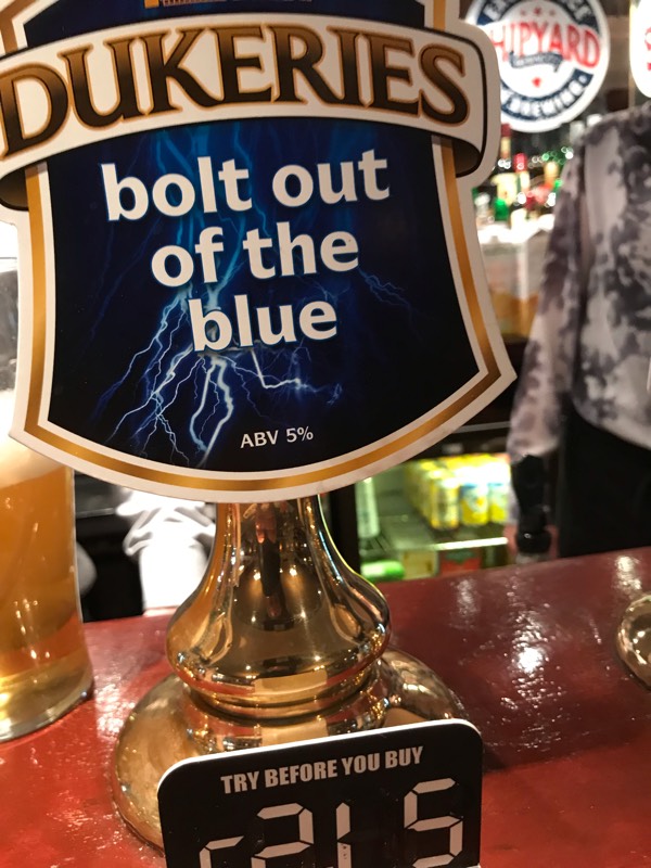 Bolt Out Of The Blue, England