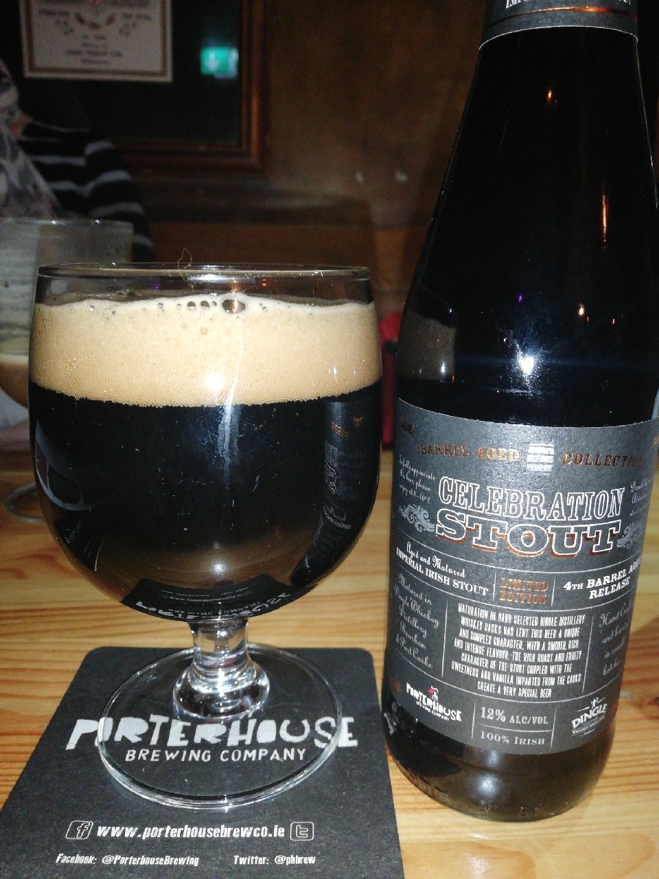Celebration stout barrel aged, Ireland