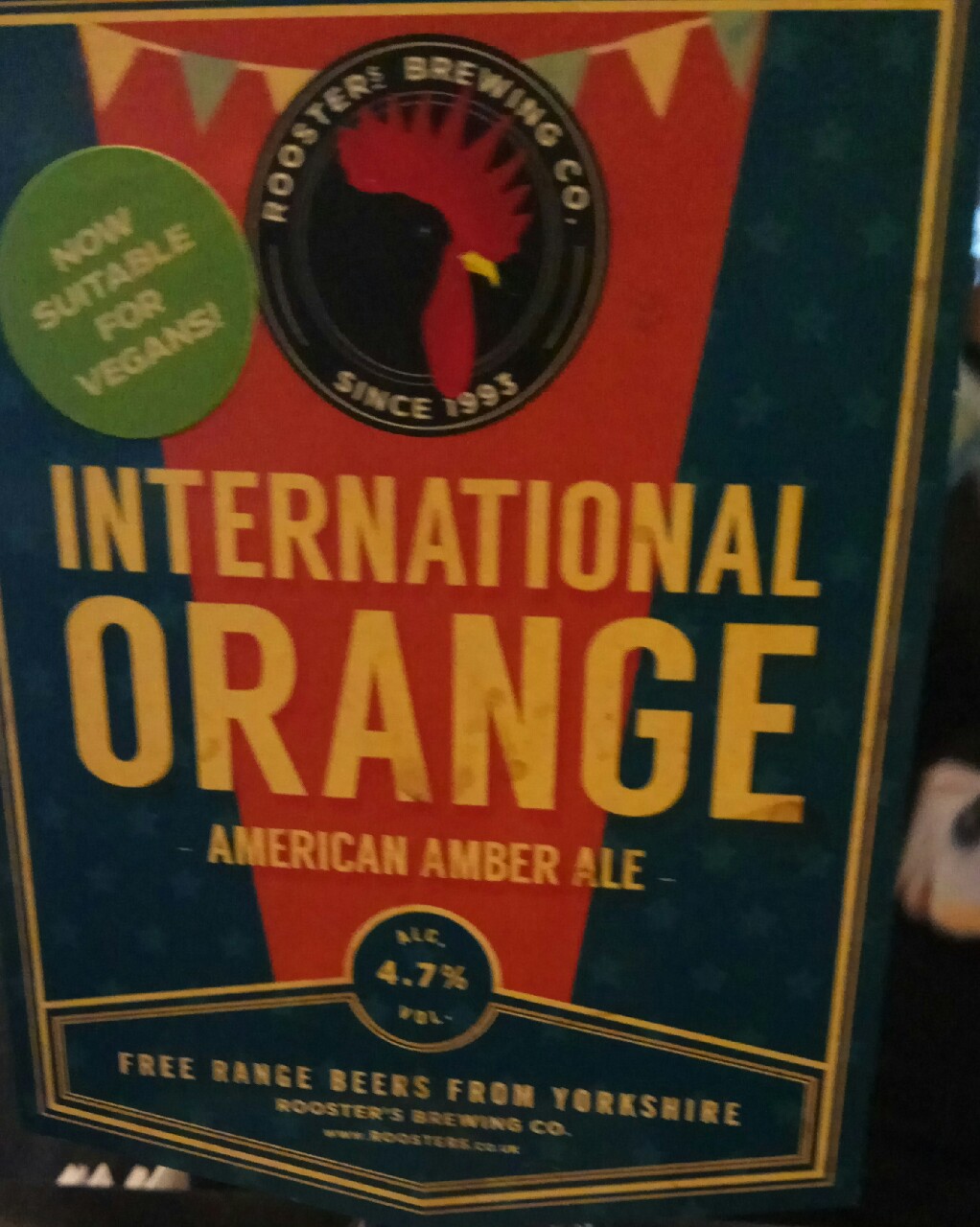 International Orange, England