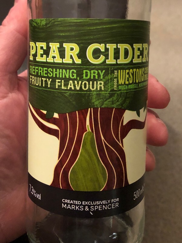 Marks & Spencers Pear Cider Vintage 2014, England