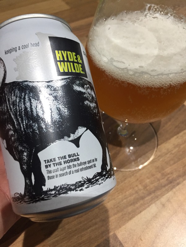 Hyde and Wilde Craft Lager, England