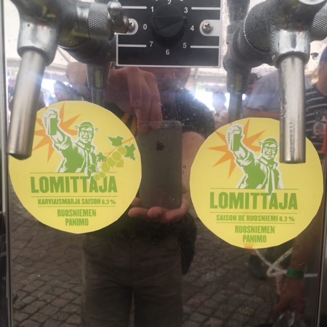 Lomittaja Karviaismarja Saison, Finland