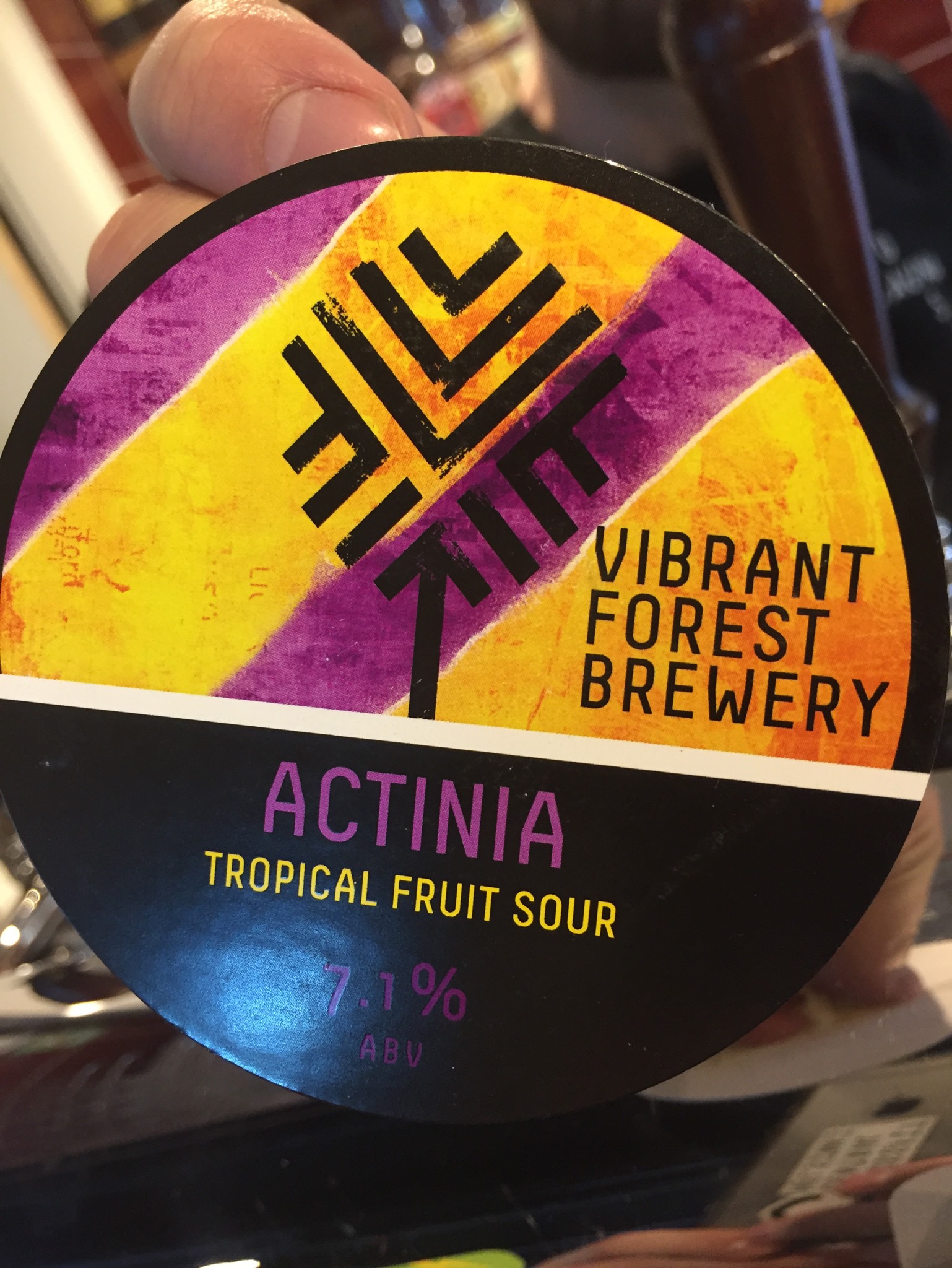 Vibrant Forest Actinia, England