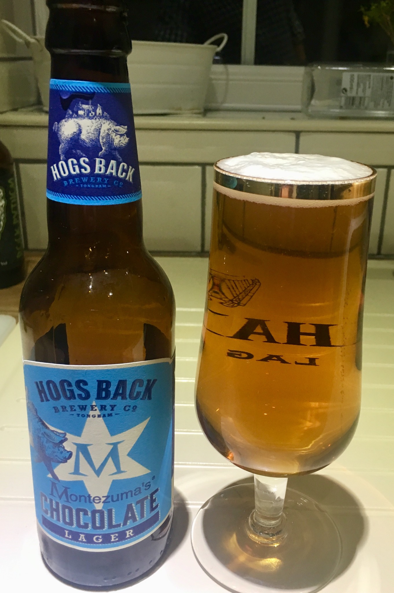 Montezuma's Chocolate Lager, England