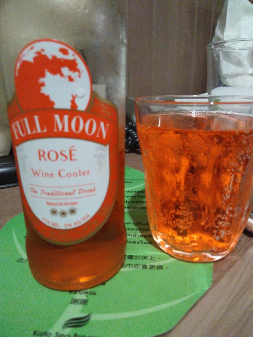 Full Moon Rosé Wine Cooler, Thailand