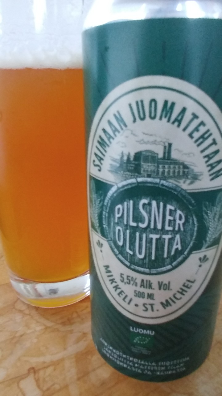 Saimaan Juomatehtaan Pilsner Olutta, Finland