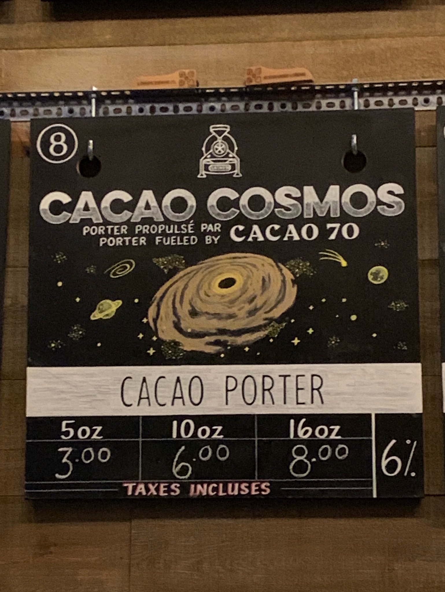 Cacao Cosmos, Canada