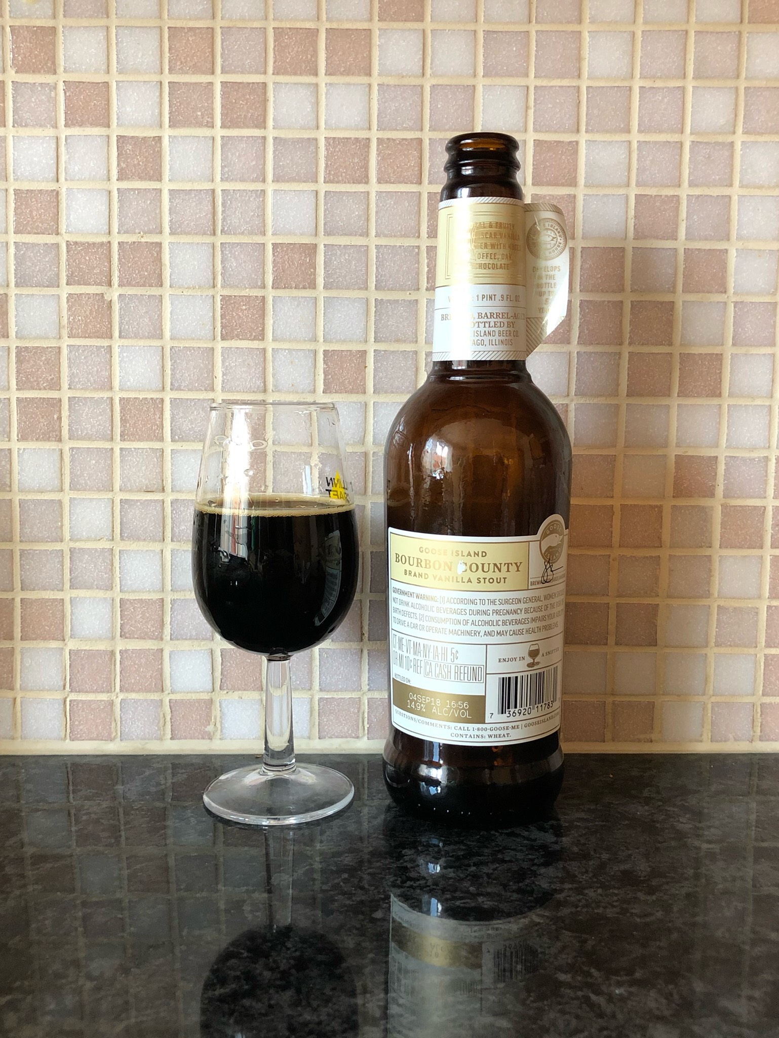 Bourbon County Brand Vanilla Stout (2018), United States