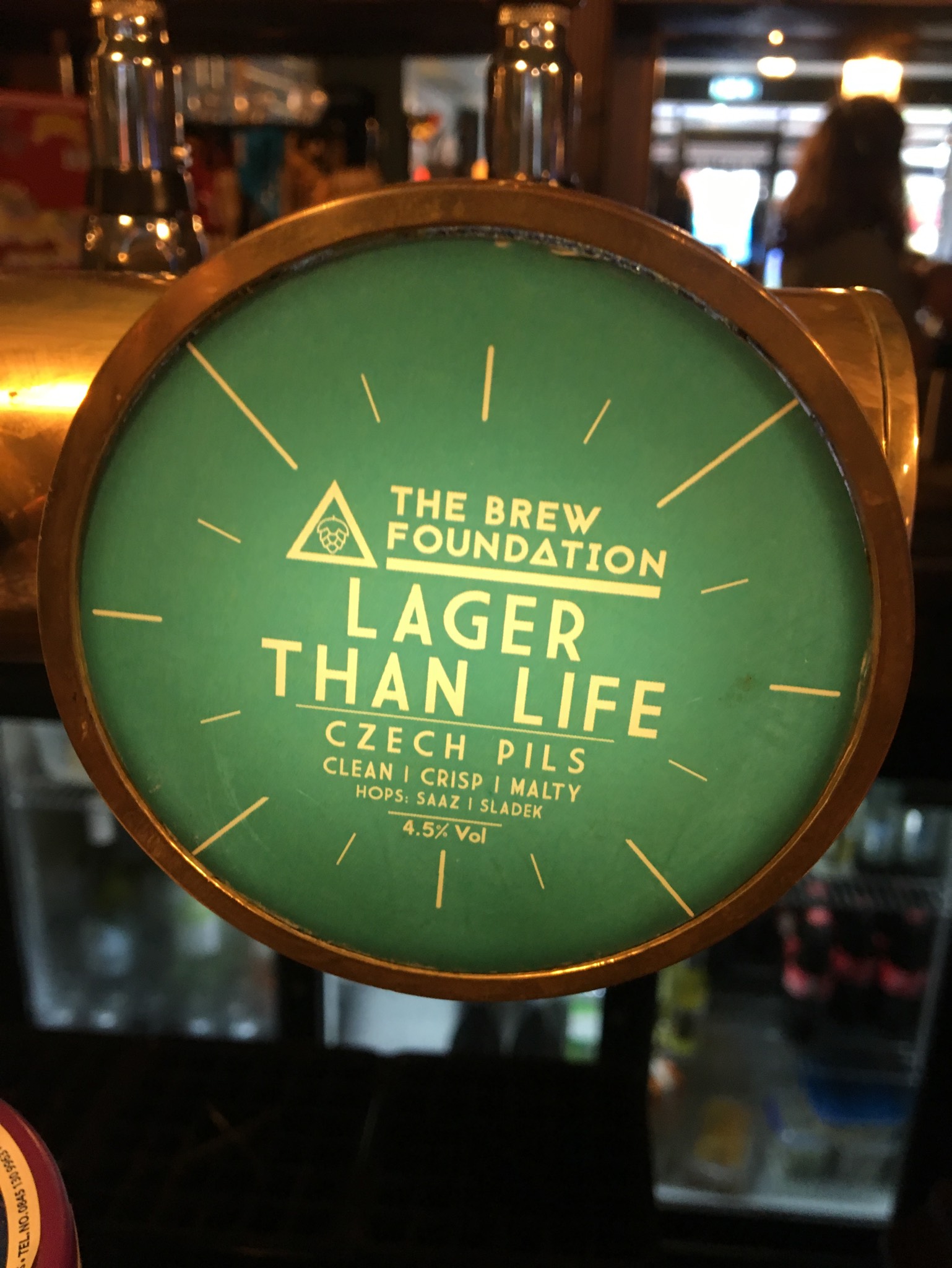 Lager than life, England