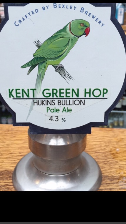 Hukins Bullion Kent Green Hop, England