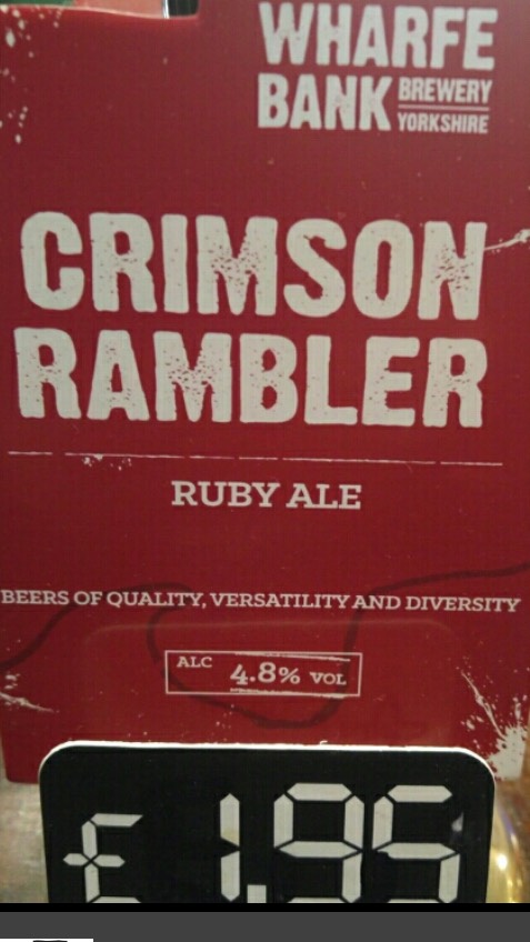 Crimson Rambler, WharfeBank Brewery